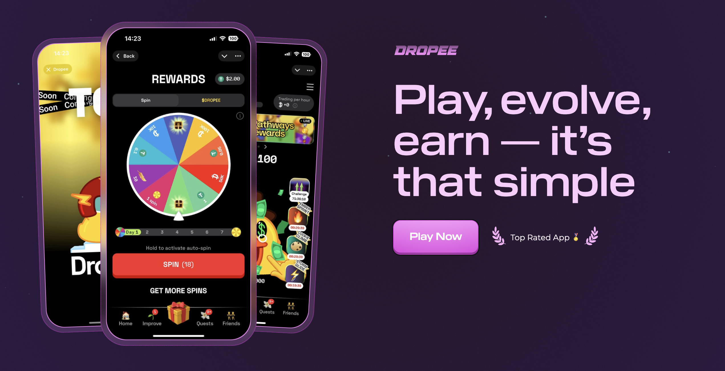 Dropee App - Play, Evolve, Earn